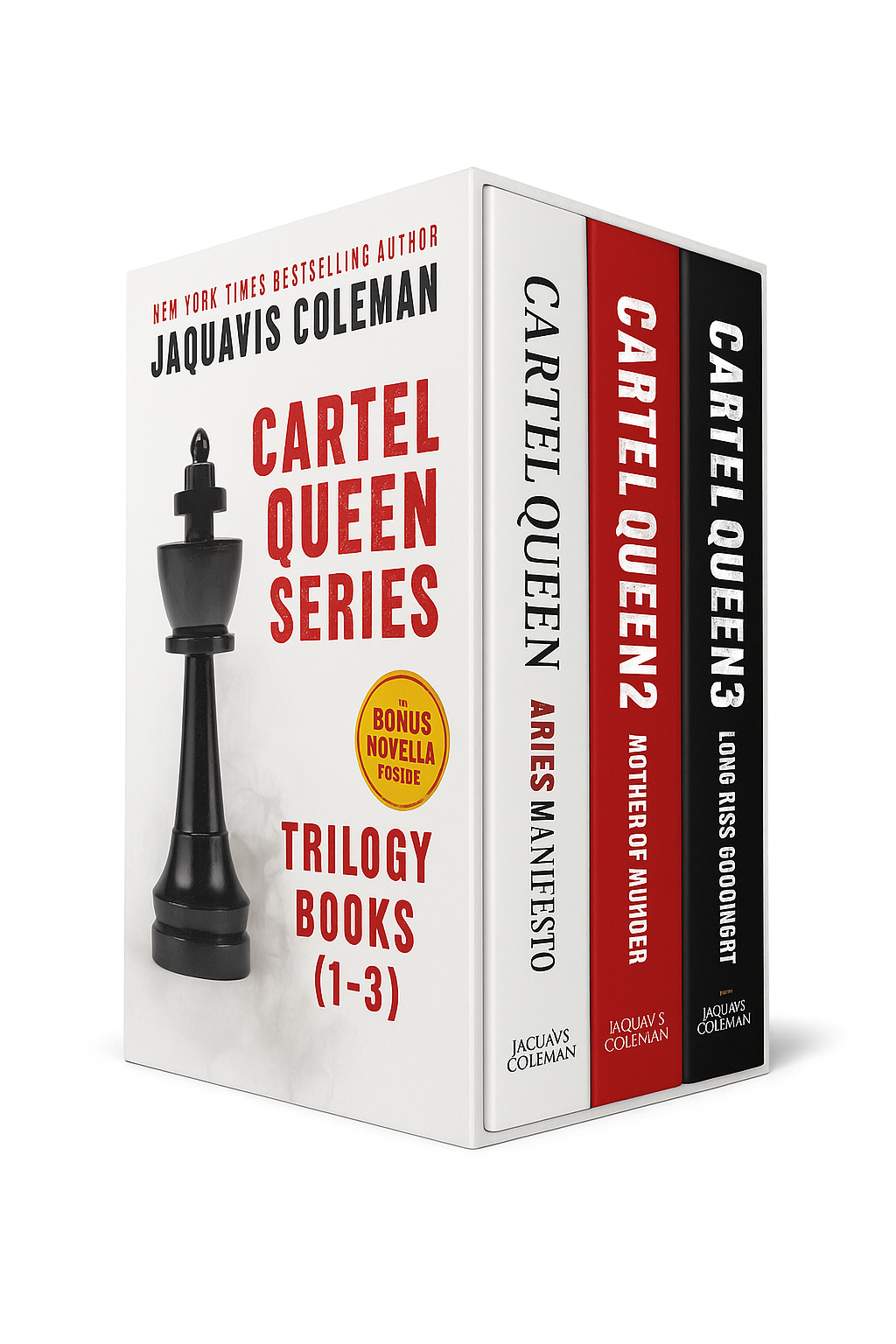 Cartel Queen Series Trilogy Books (1-3) Note: BOX NOT INCLUDED